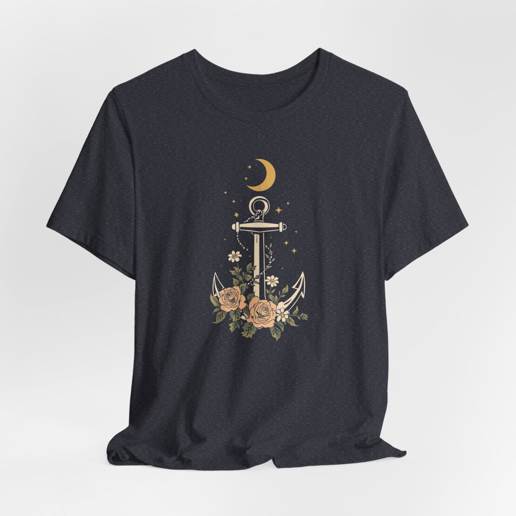 Celestial Blooming Anchor T-Shirt
