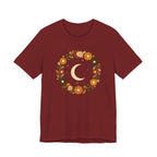 Retro Celestial Floral Wreath T-Shirt