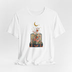 Blooming Suitcase Celestial Graphic T-Shirt