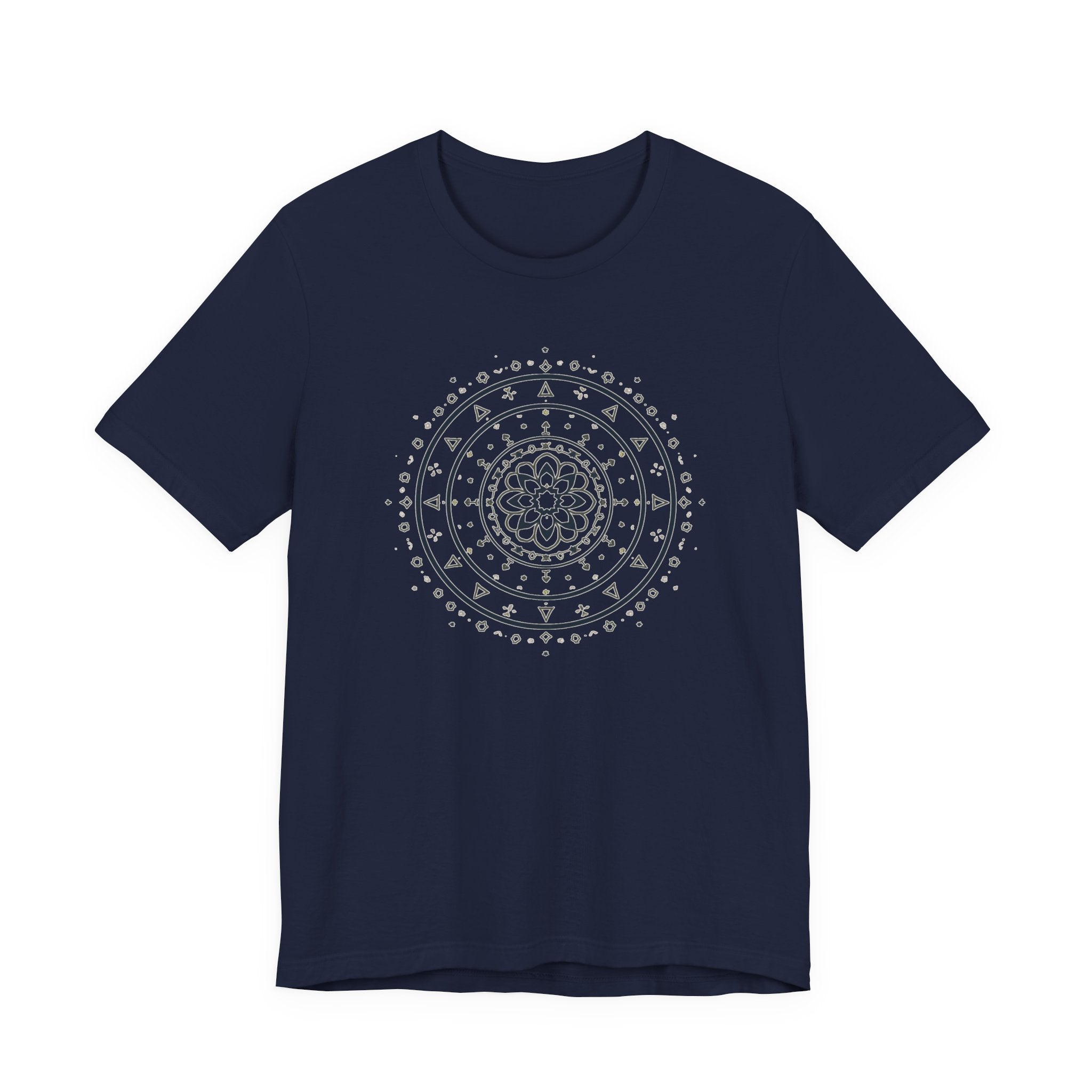 Celestial Geometric Mandala Graphic T-Shirt