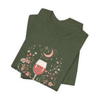Celestial Rosé & Blush Florals Graphic T-Shirt