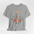 Celestial Orbit Floral Graphic T-Shirt