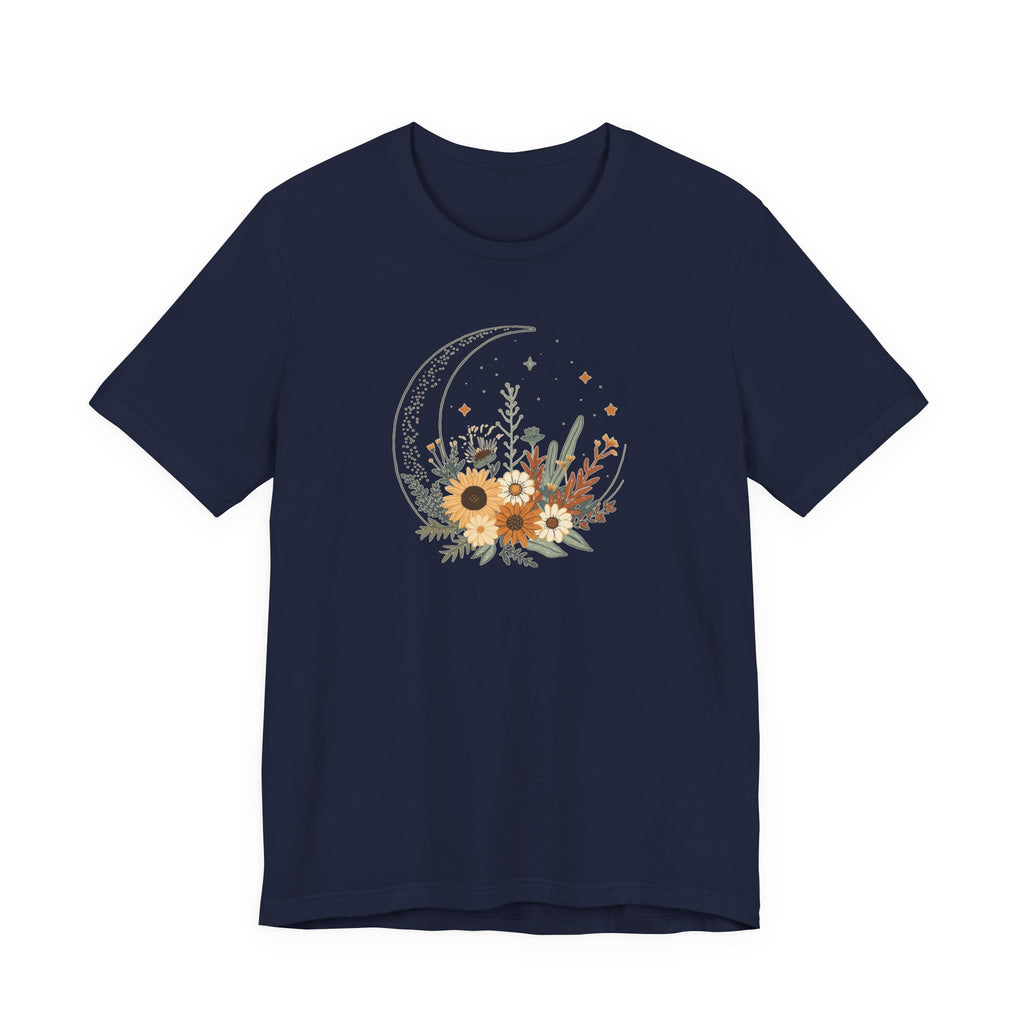 Celestial Sunflower Floral T-Shirt