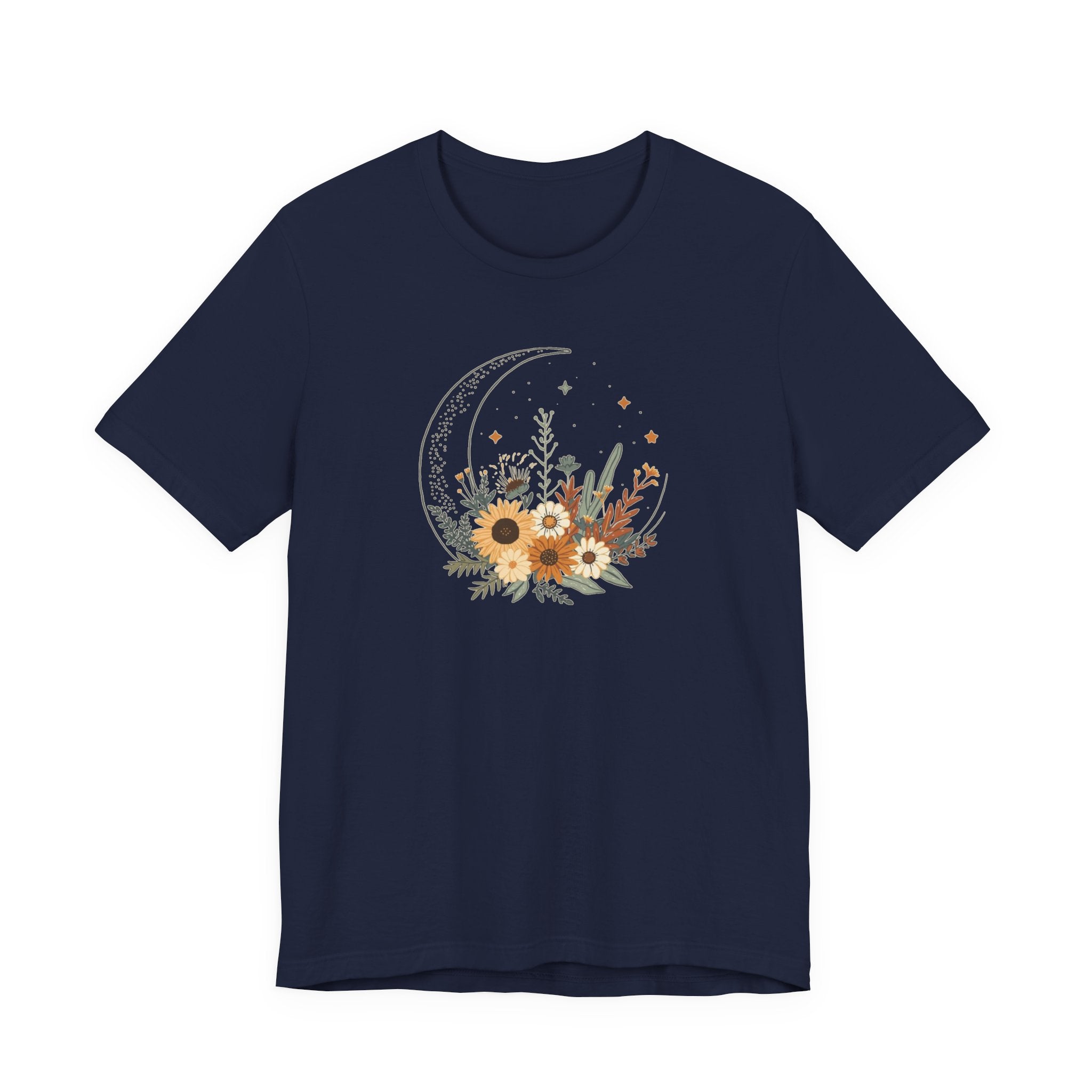 Celestial Sunflower Floral T-Shirt