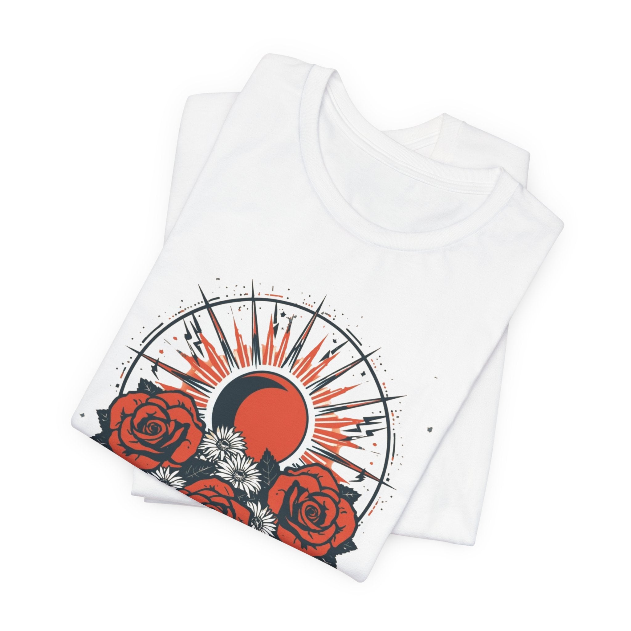 Eclipse Rose Celestial Graphic T-Shirt