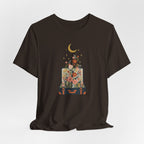 Blooming Suitcase Celestial Graphic T-Shirt