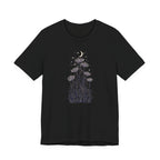 Moonlit Wildflower Night Graphic T-Shirt