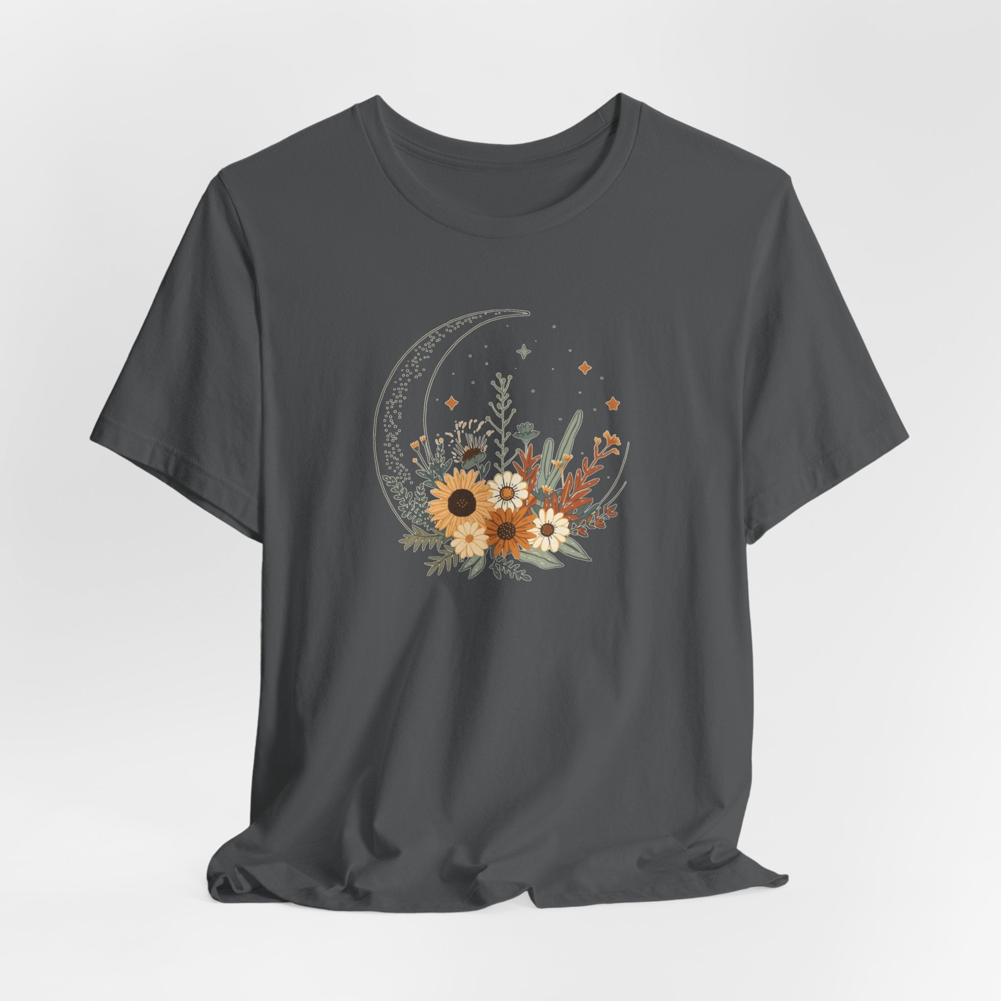 Celestial Sunflower Floral T-Shirt