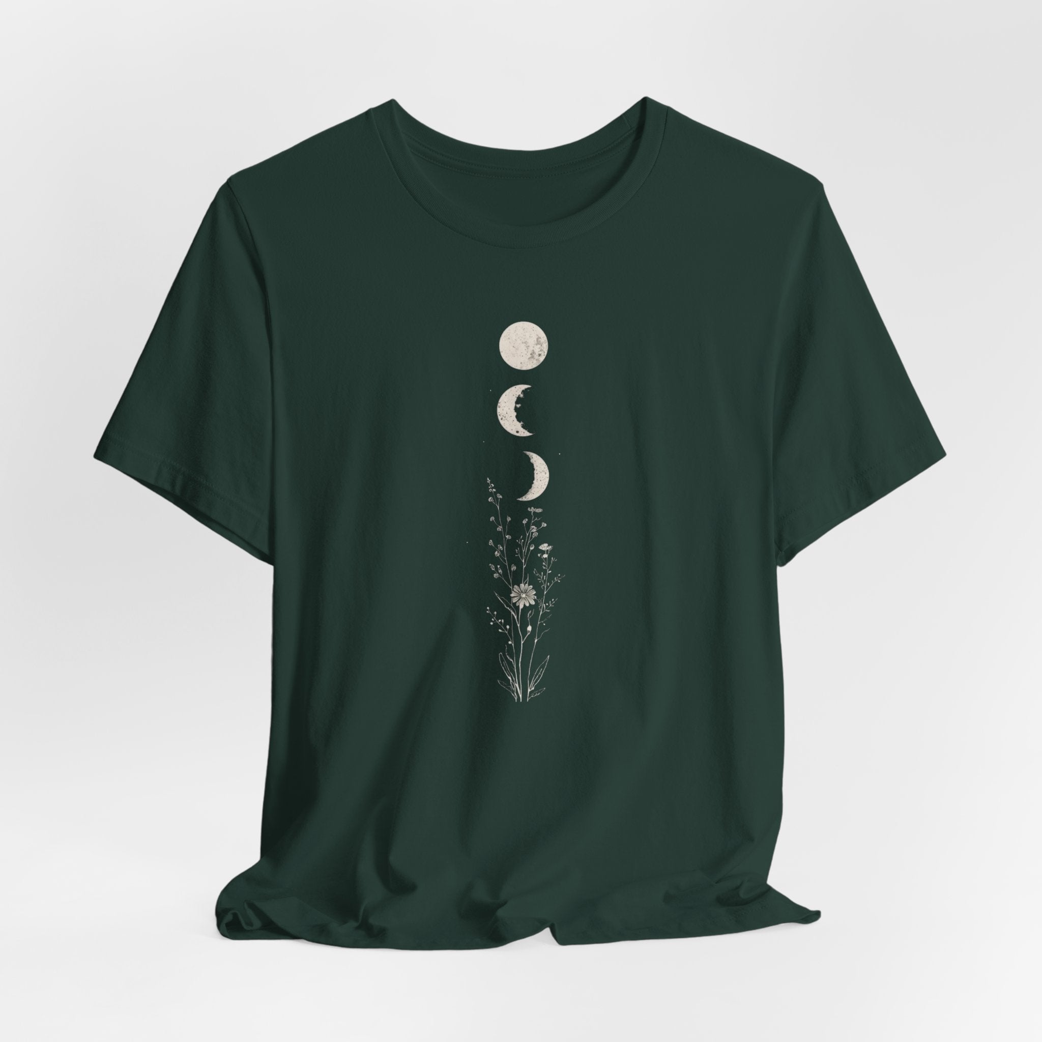 Floral Moon Phases T-Shirt
