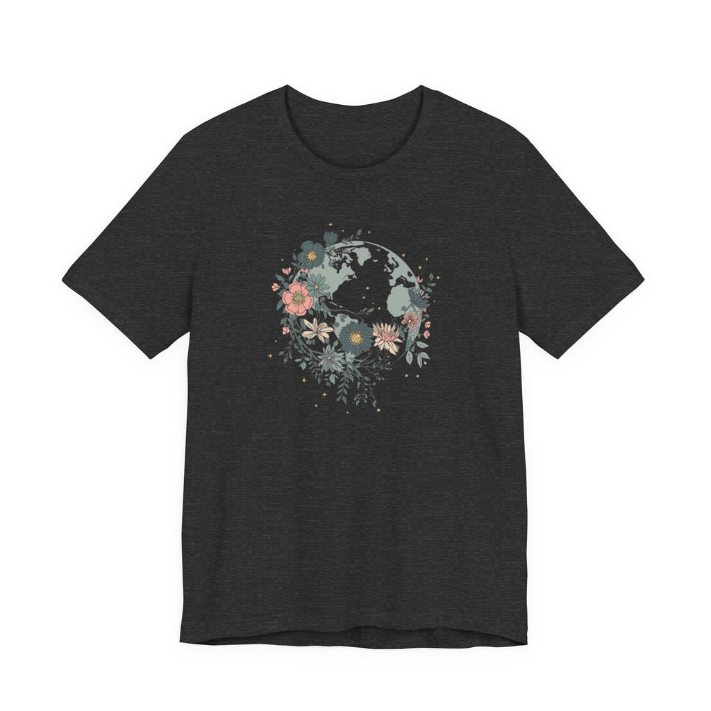 Floral Earth Graphic T-Shirt