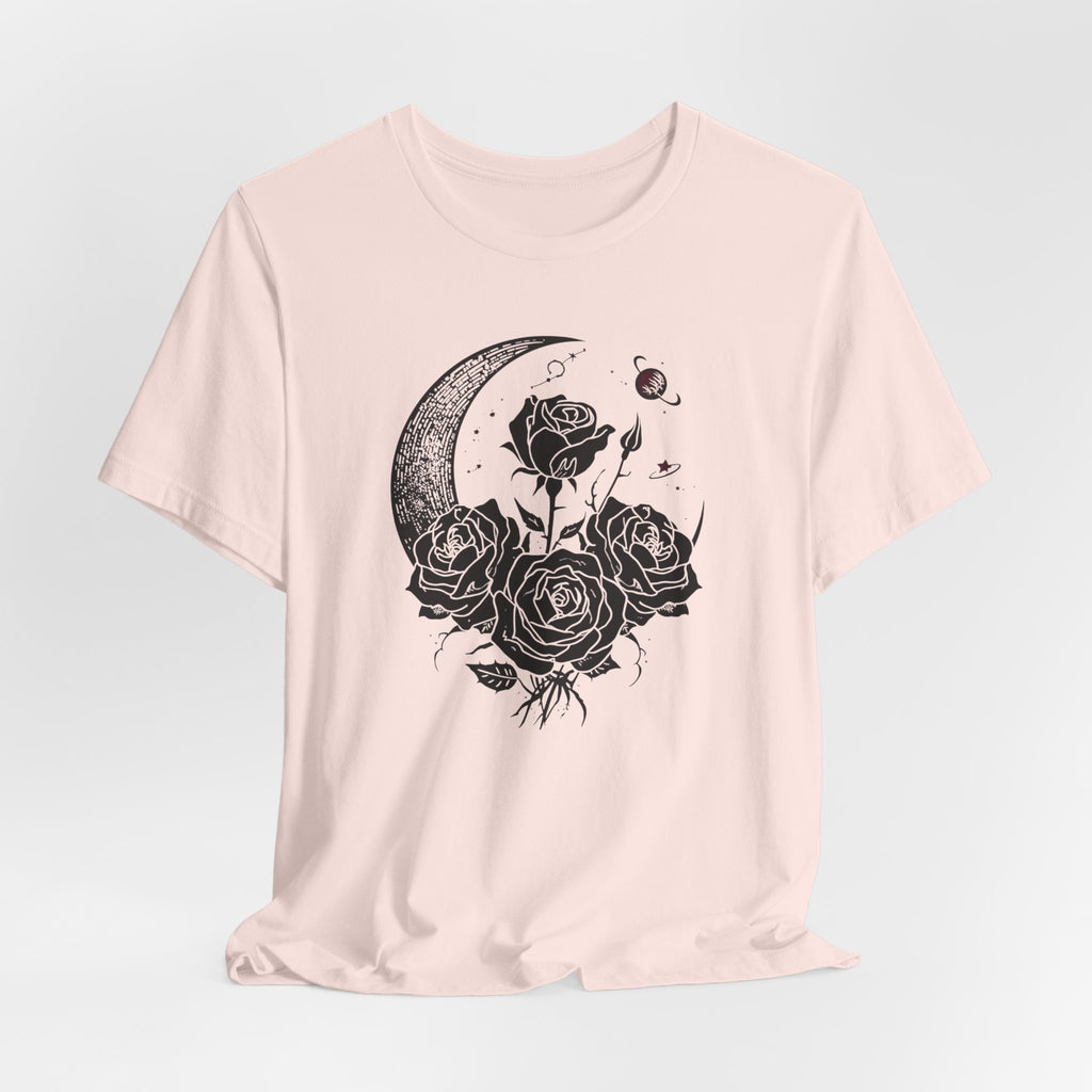 Crescent Moon and Roses T-Shirt