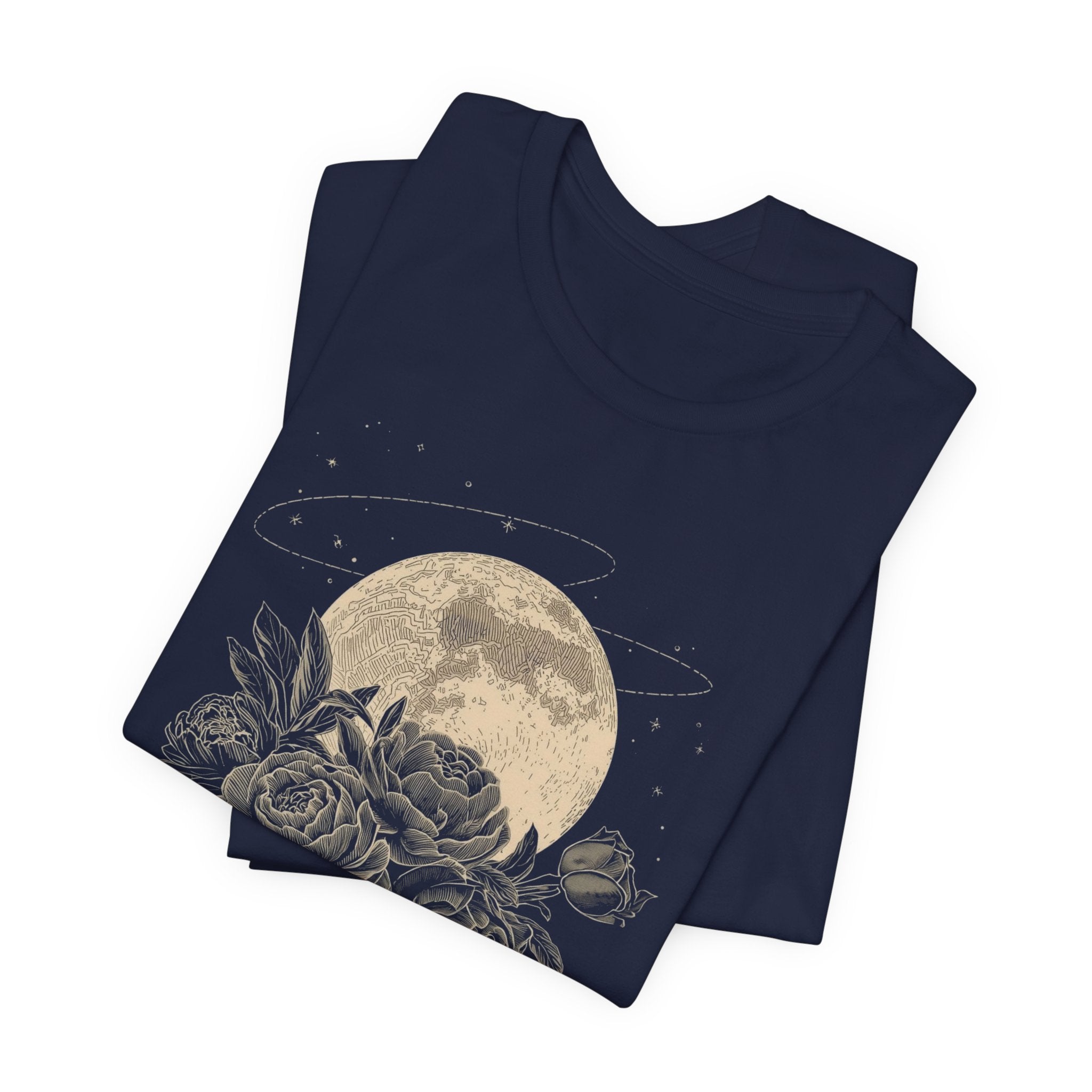 Full Moon and Roses T-Shirt