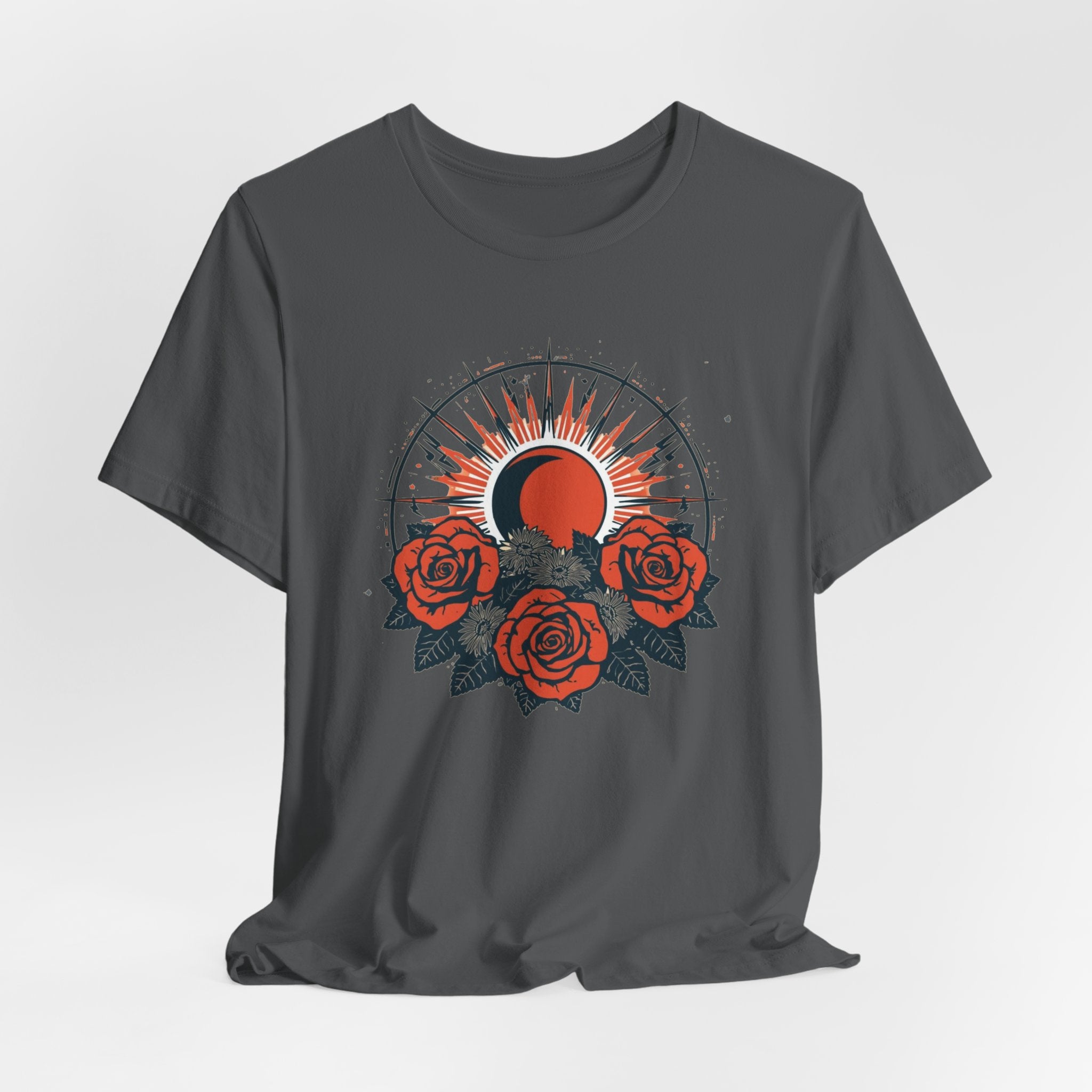 Eclipse Rose Celestial Graphic T-Shirt