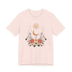 Celestial Orbit Floral Graphic T-Shirt