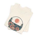 Sunset Ocean Moon Floral T-Shirt