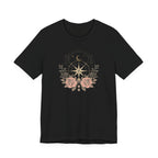 Celestial Compass Floral Graphic T-Shirt