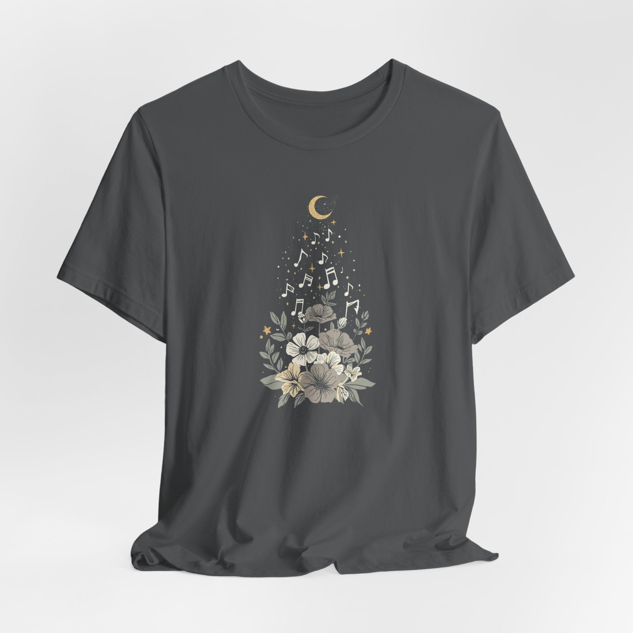 Moonlit Melody Floral T-Shirt
