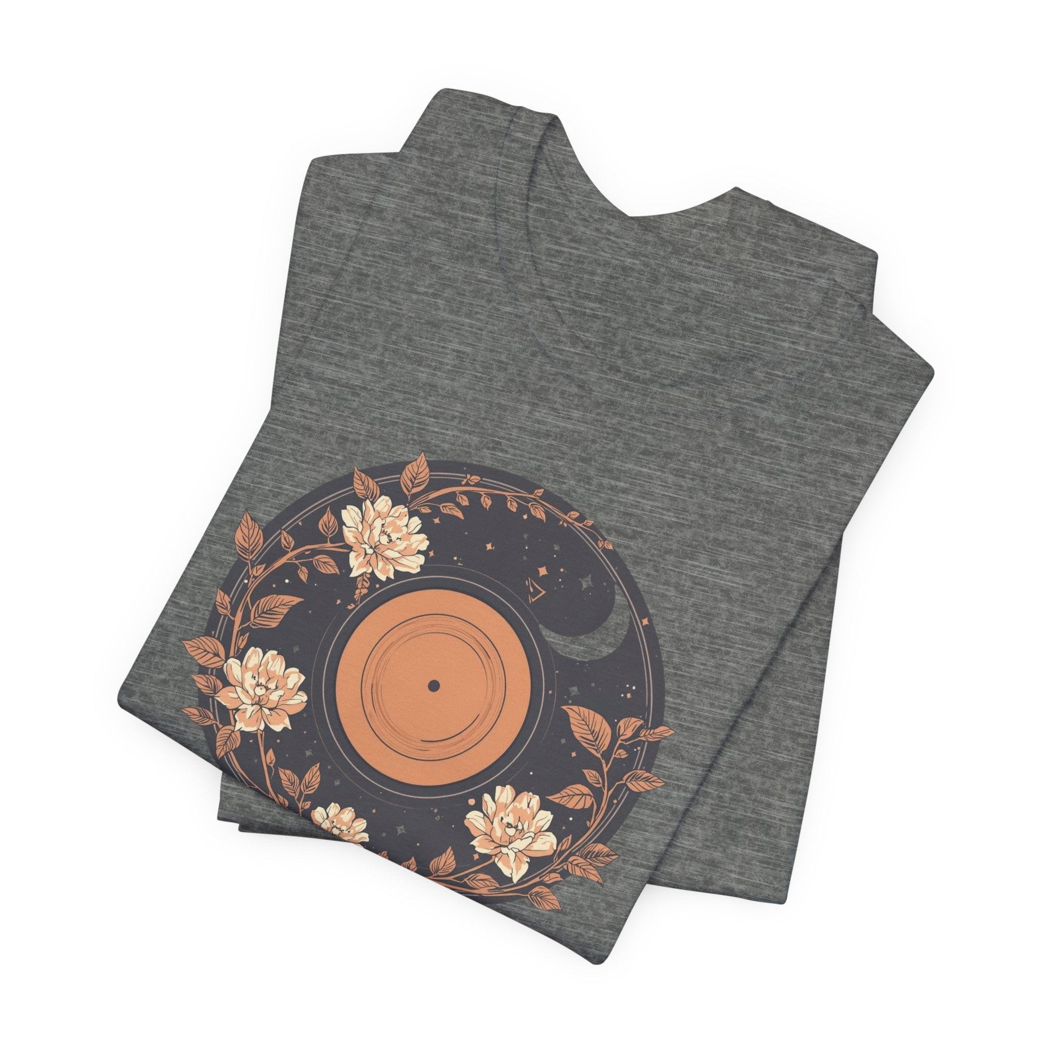 Celestial Vinyl & Wildflowers Graphic T-Shirt