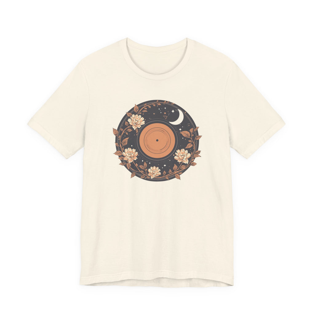 Celestial Vinyl & Wildflowers Graphic T-Shirt