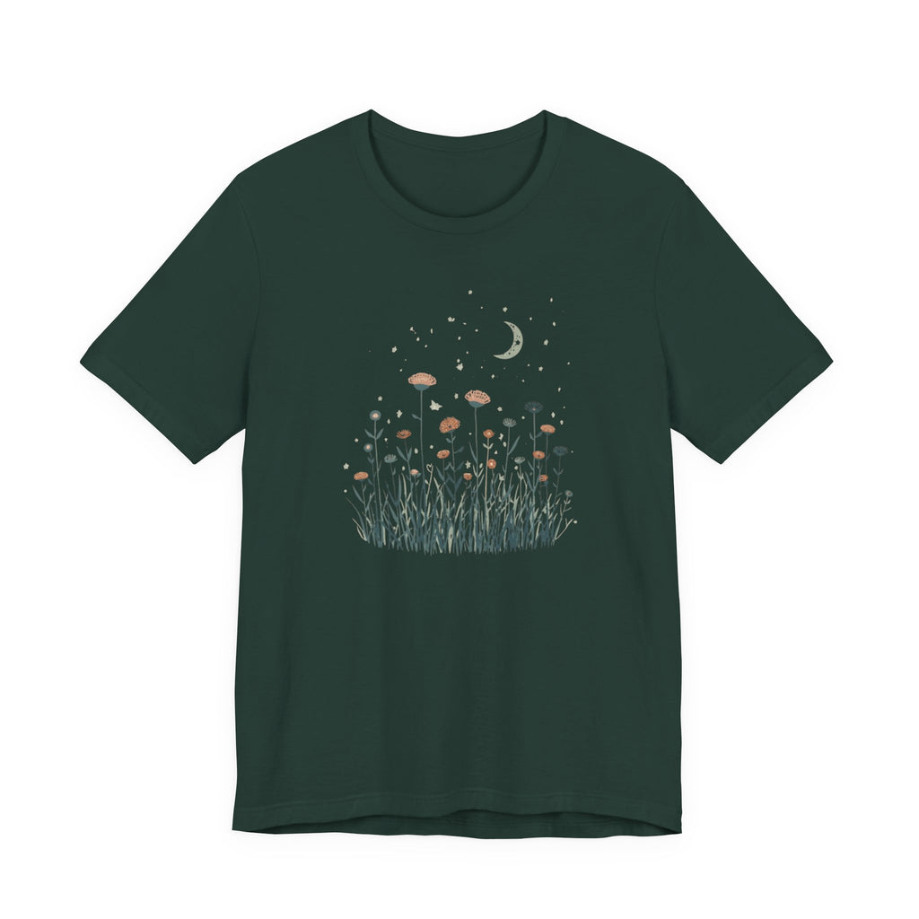 Moonlit Wildflower Meadow T-Shirt