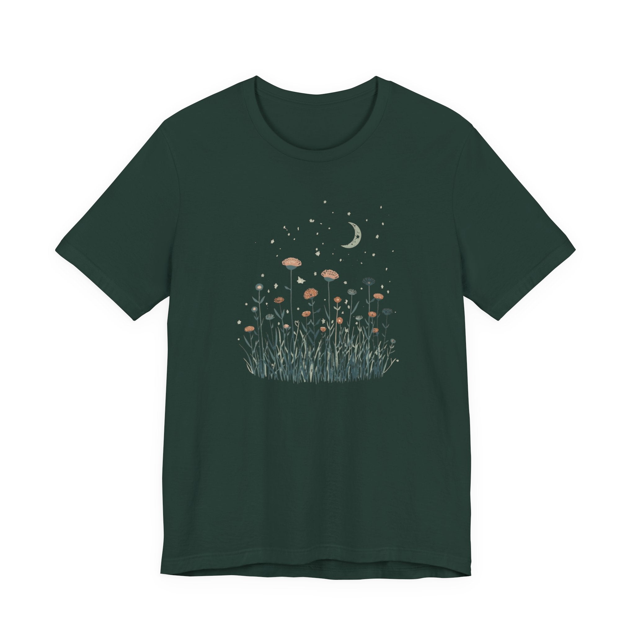 Moonlit Wildflower Meadow T-Shirt