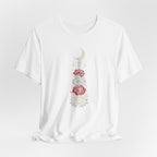 Moon & Lightning Rose Graphic T-Shirt