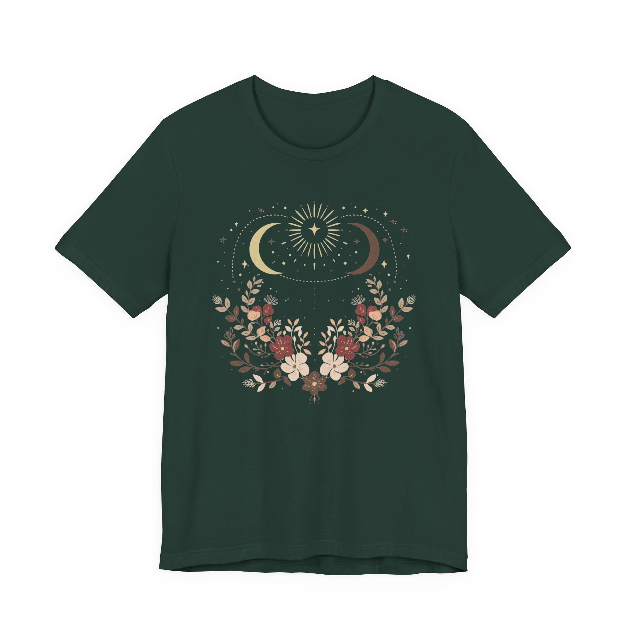 Celestial Blossom Graphic T-Shirt