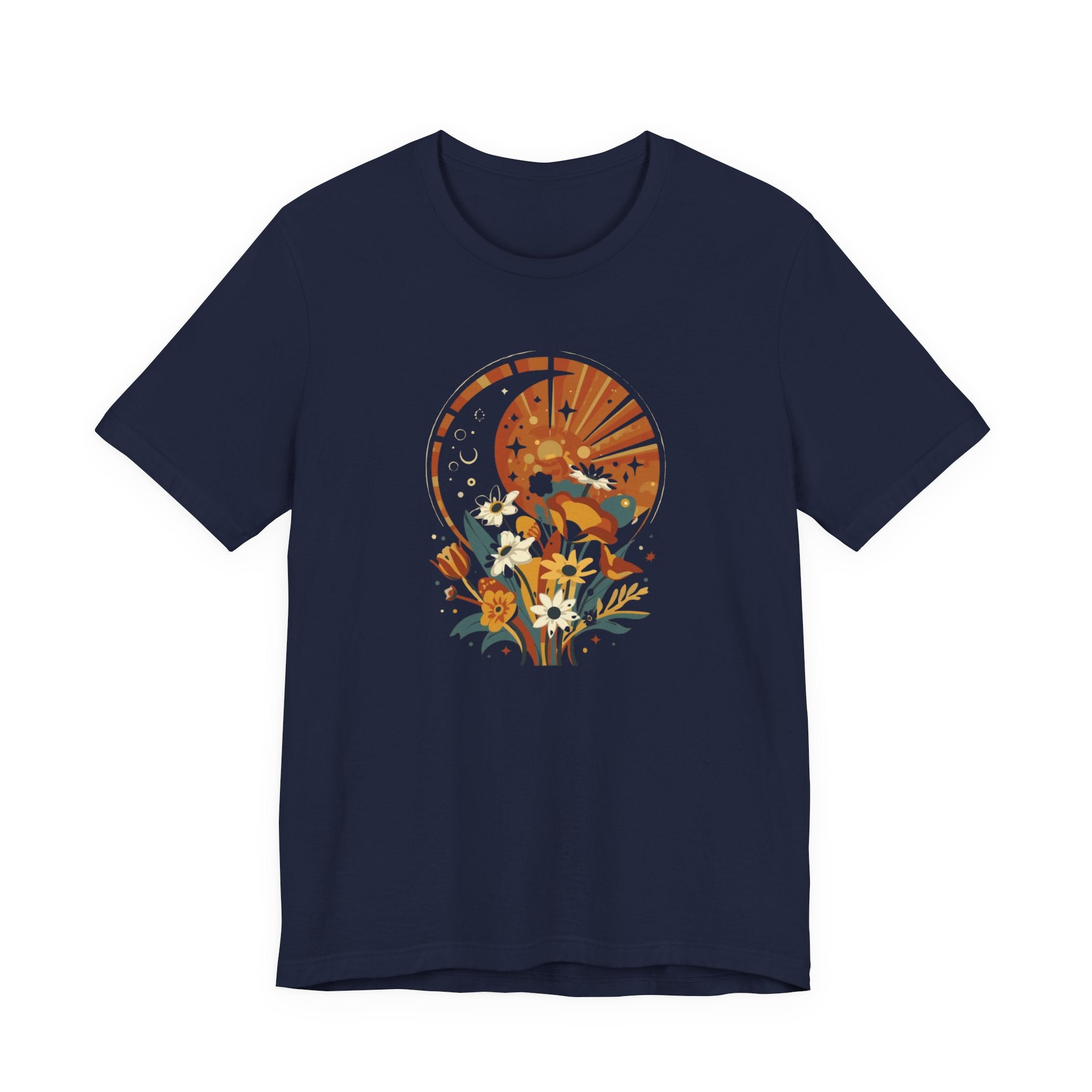 Cosmic Garden Sunset Women’s Graphic T-Shirt