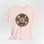 Celestial Vinyl & Wildflowers Graphic T-Shirt