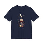 Celestial Wine & Wildflowers Graphic T-Shirt