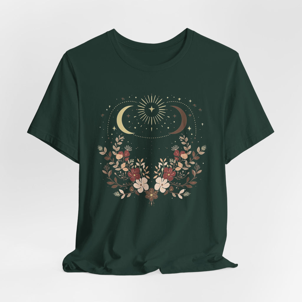 Celestial Blossom Graphic T-Shirt