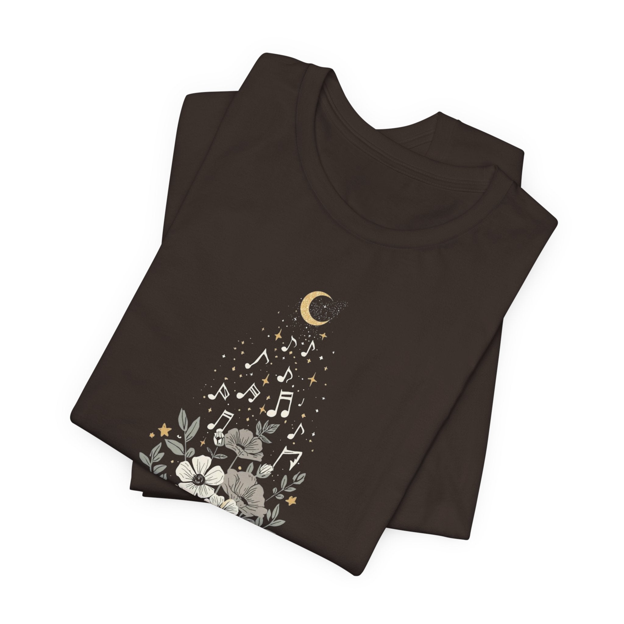 Moonlit Melody Floral T-Shirt