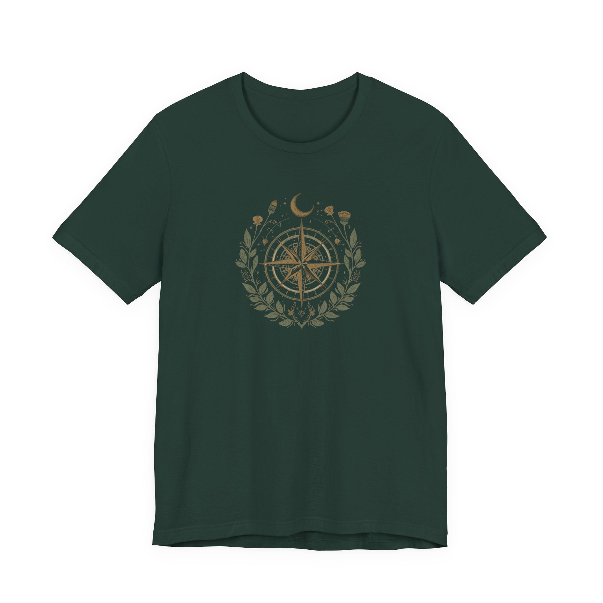 Celestial Wanderlust Compass T-Shirt