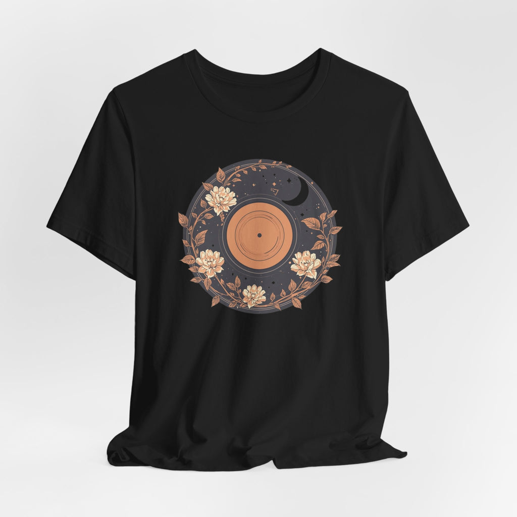 Celestial Vinyl & Wildflowers Graphic T-Shirt