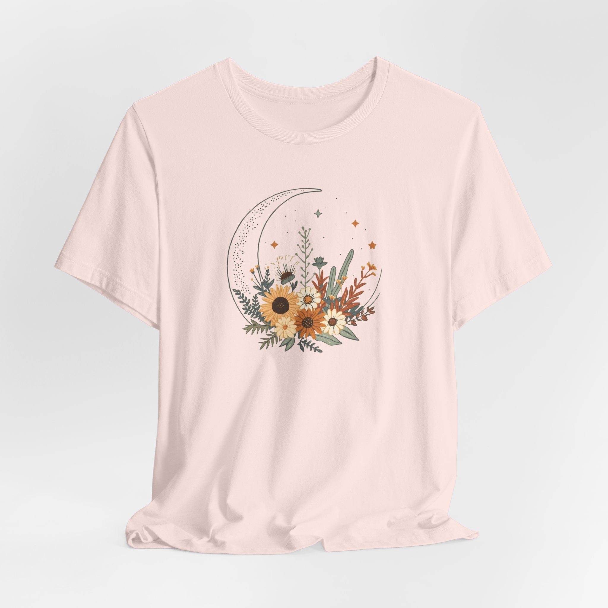 Celestial Sunflower Floral T-Shirt