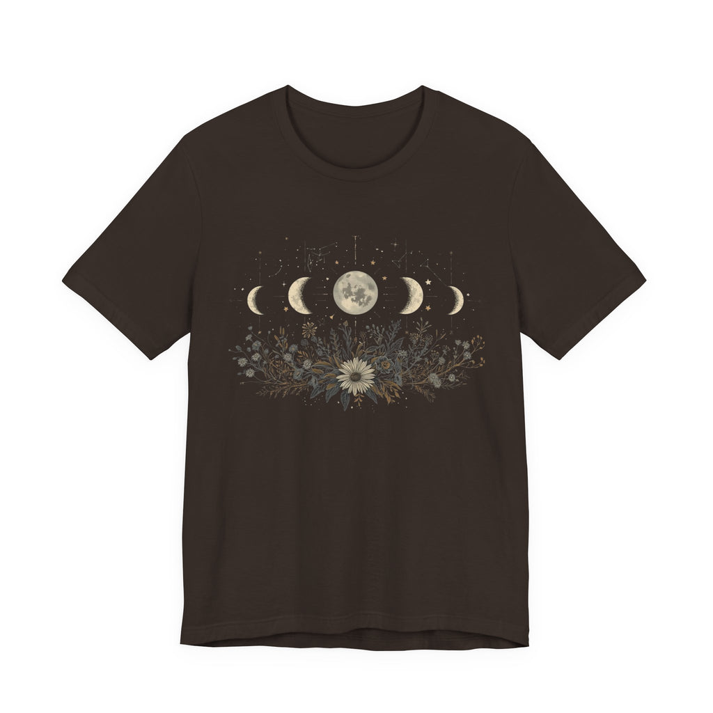 Moon Phases and Wildflowers T-Shirt