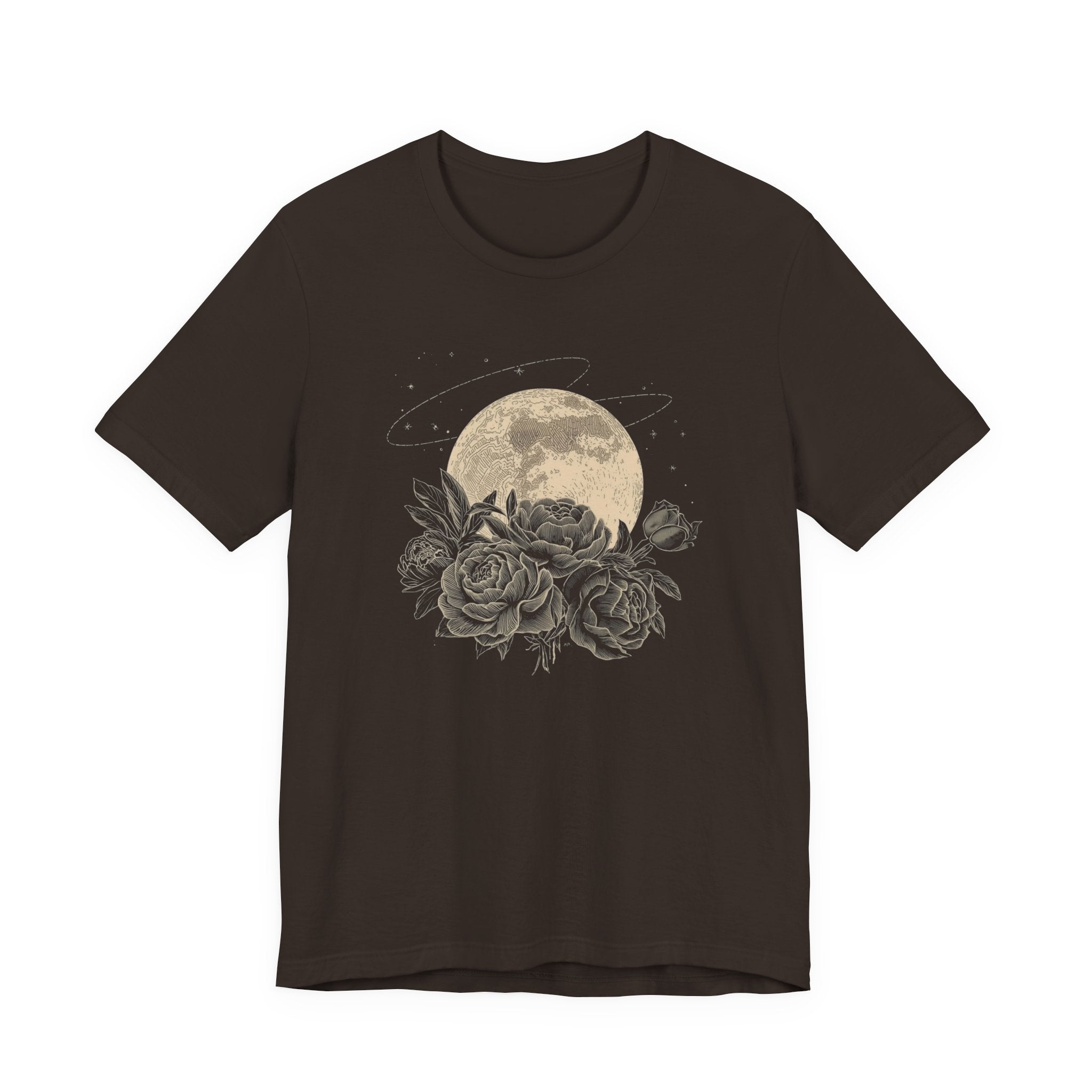 Full Moon and Roses T-Shirt