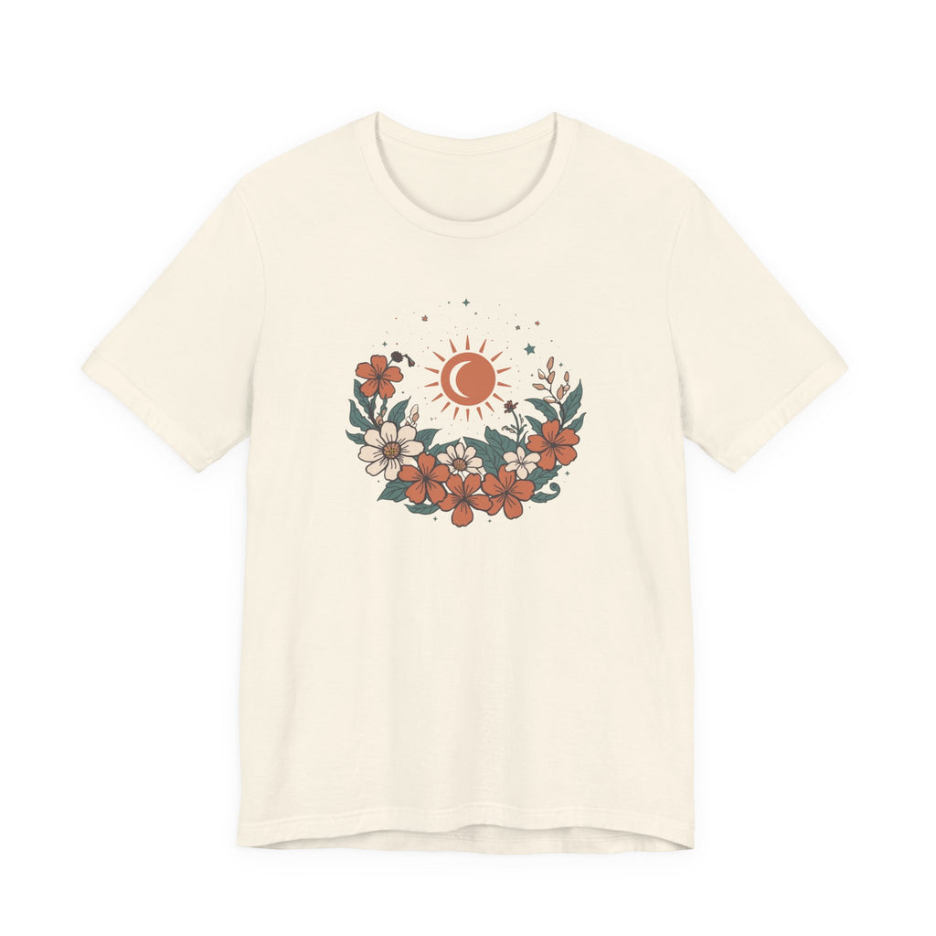 Tropical Sun & Moon Floral T-Shirt
