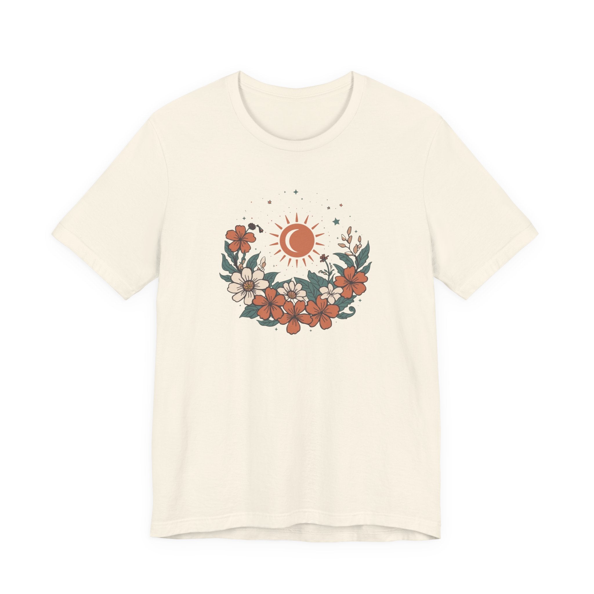 Tropical Sun & Moon Floral T-Shirt