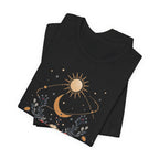 Celestial Orbit Floral Graphic T-Shirt