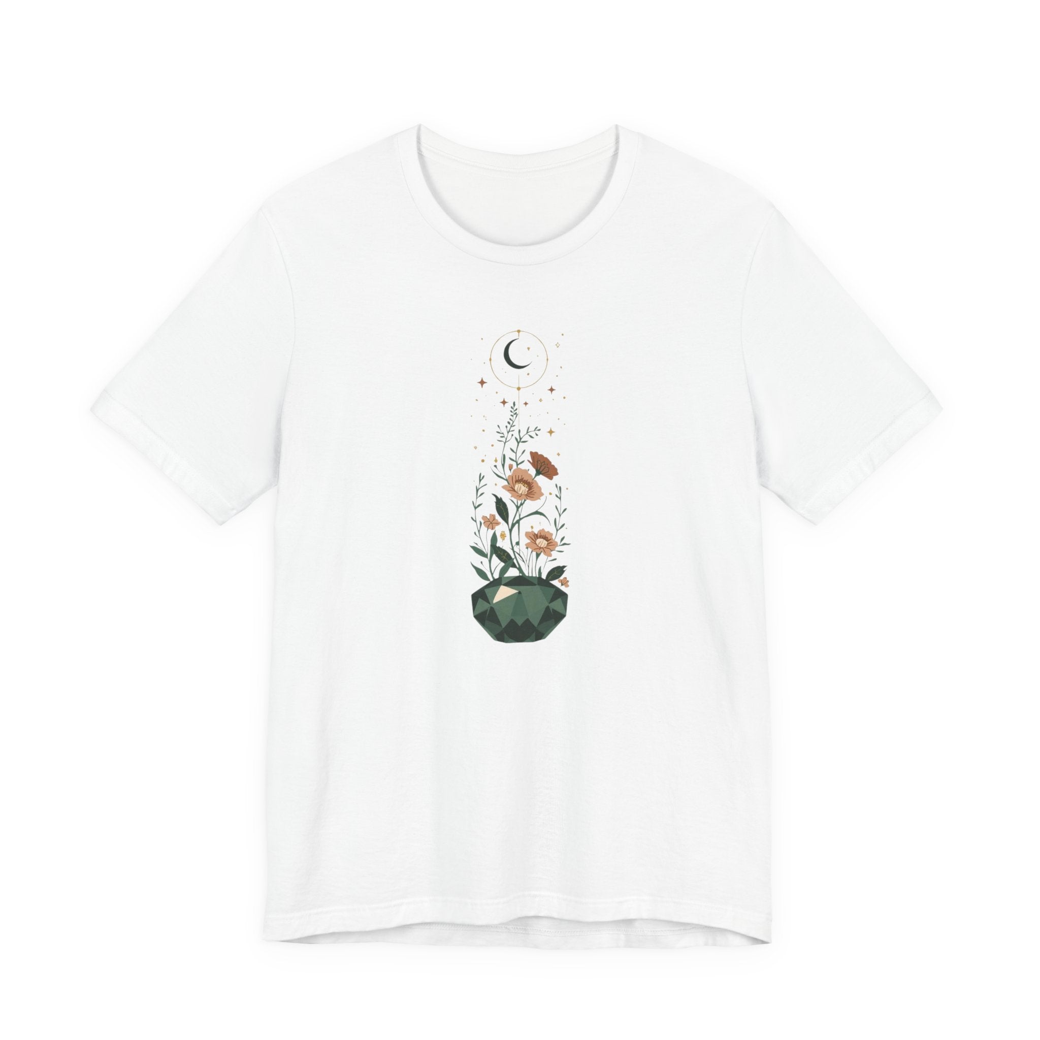 Celestial Crystal Garden Graphic T-Shirt