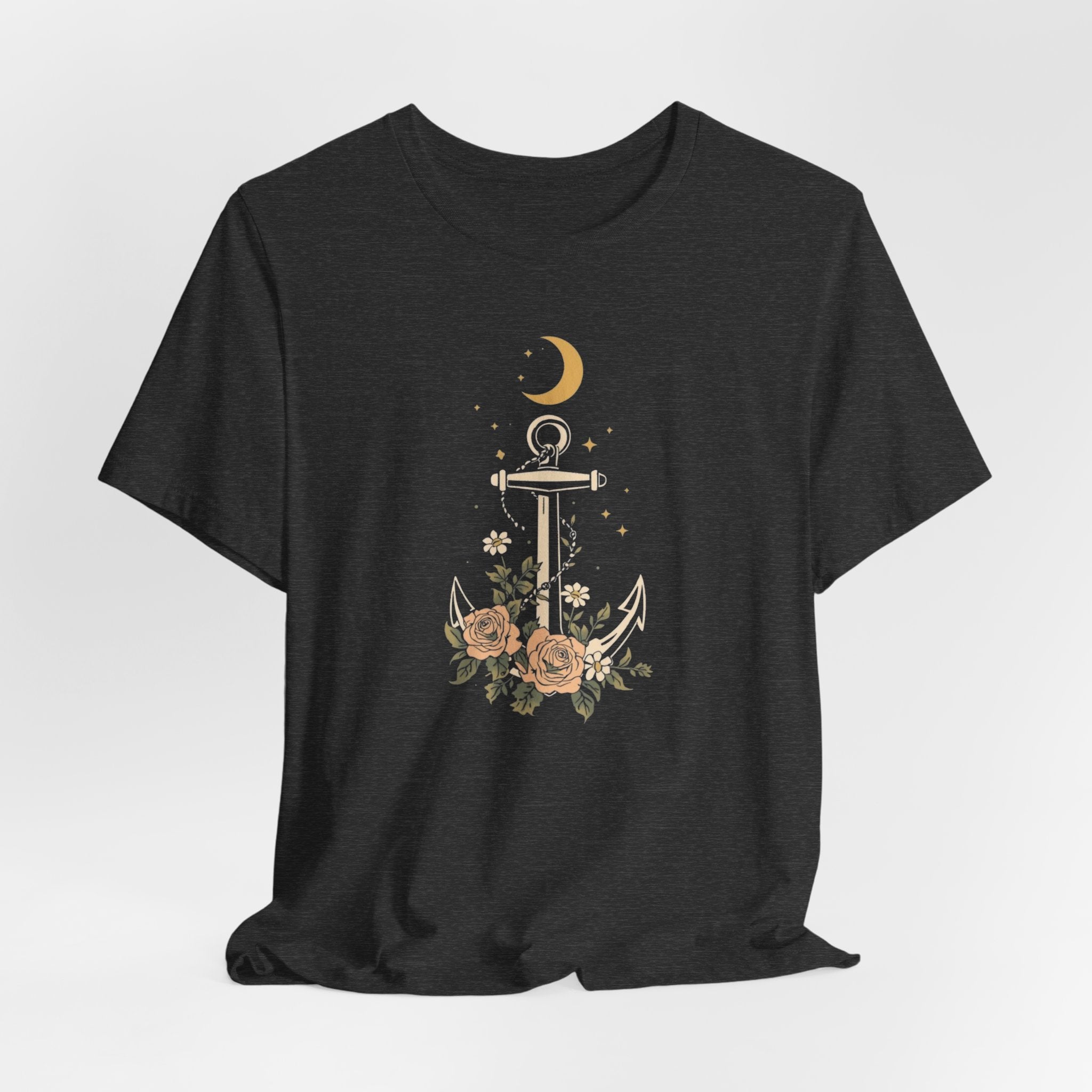 Celestial Blooming Anchor T-Shirt