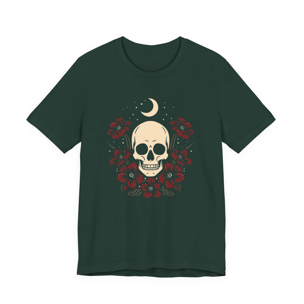 Celestial Skull and Roses T-Shirt