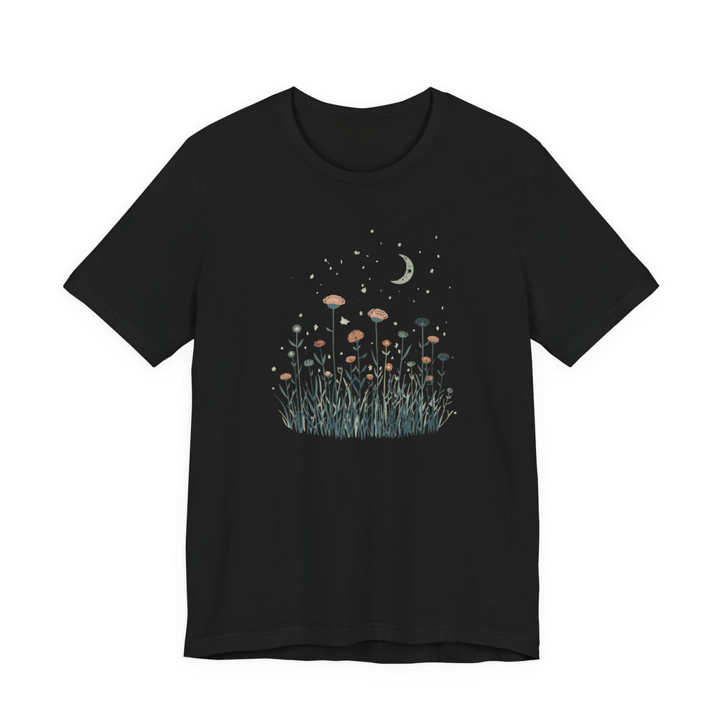 Moonlit Wildflower Meadow T-Shirt