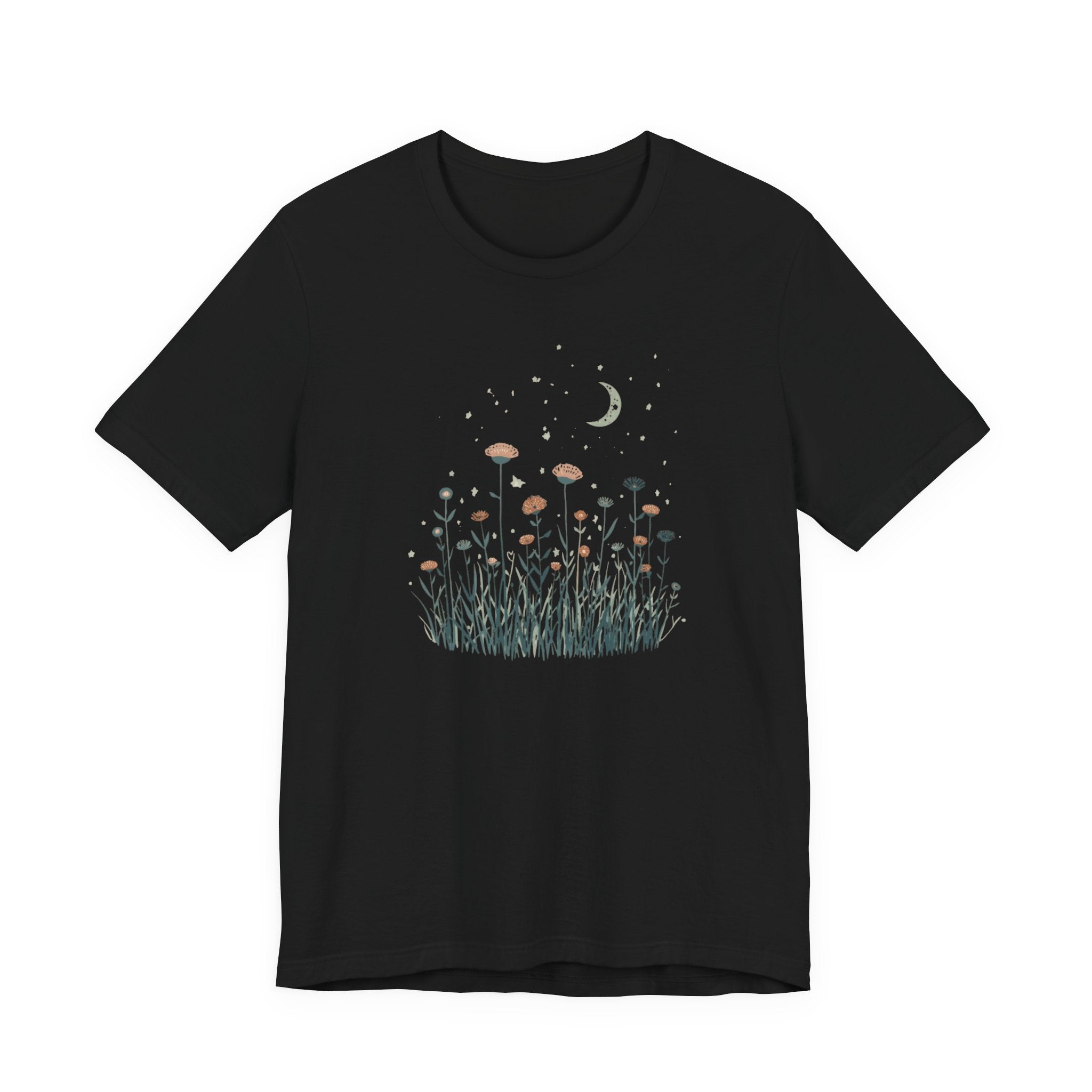 Moonlit Wildflower Meadow T-Shirt