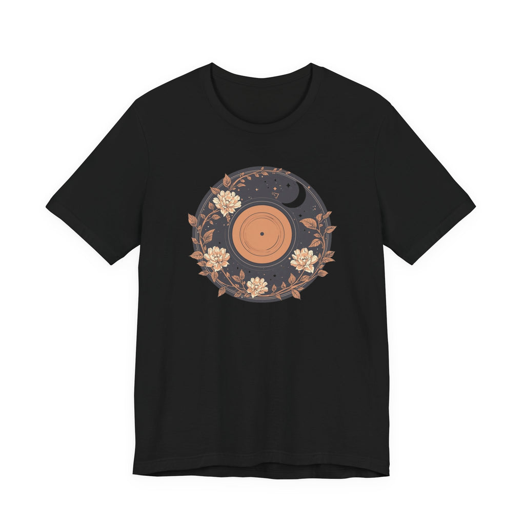 Celestial Vinyl & Wildflowers Graphic T-Shirt