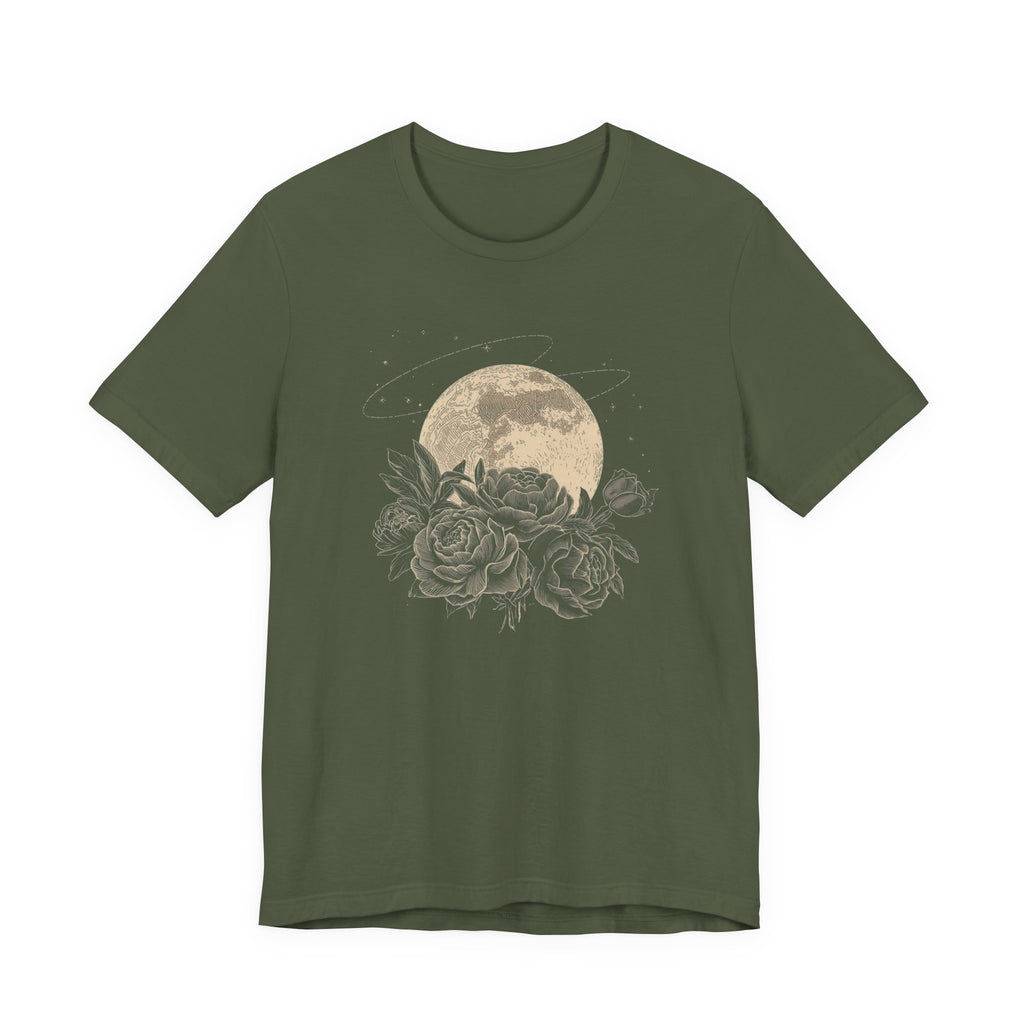 Full Moon and Roses T-Shirt