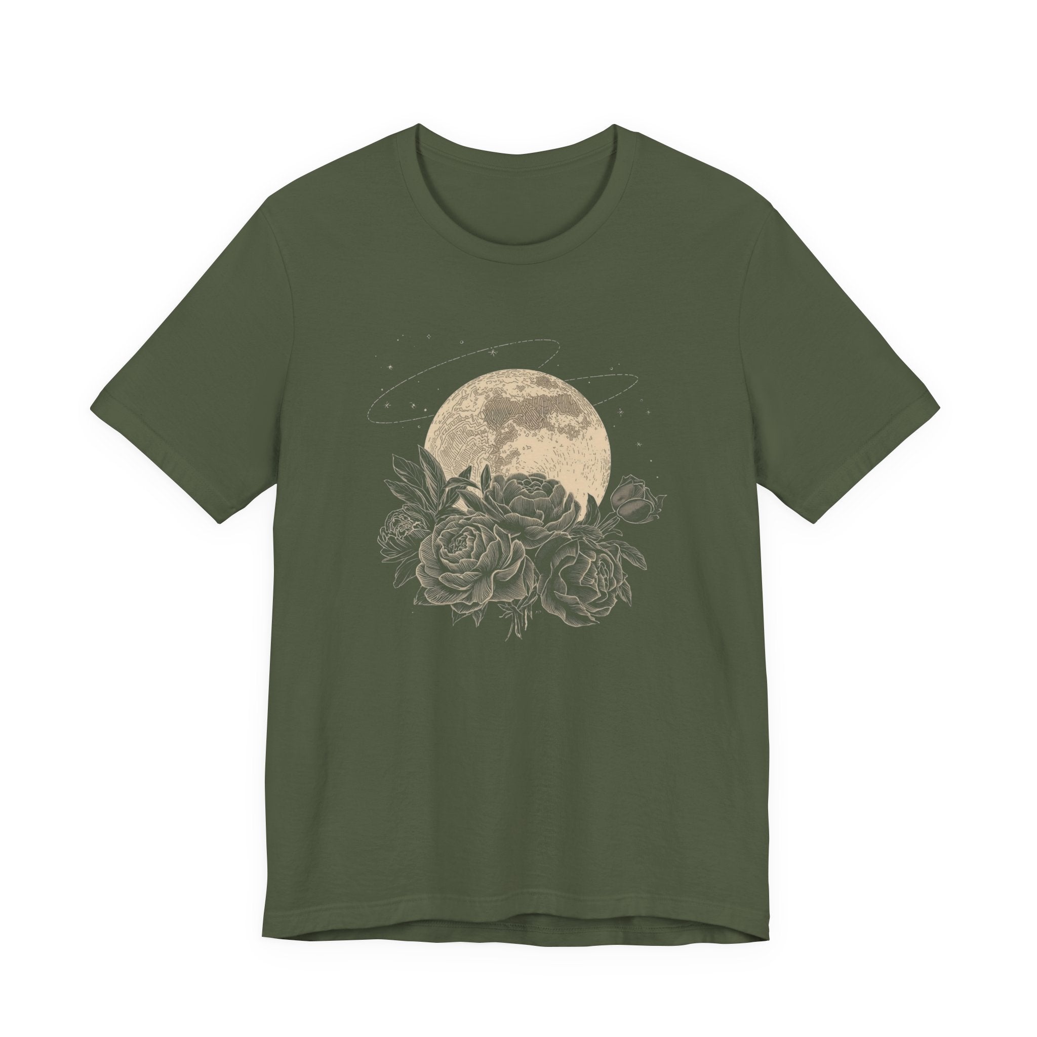 Full Moon and Roses T-Shirt