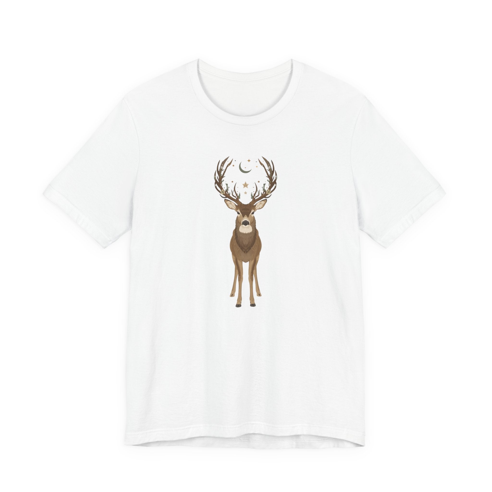 Celestial Stag Woodland Graphic T-Shirt