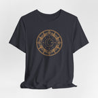 Celestial Moon & Stars Circle T-Shirt